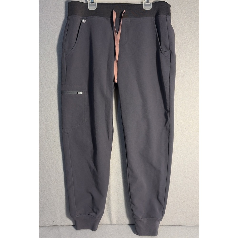 FIGS Zamora Jogger Scrub Pants Women's Dark Gray size Small-petite